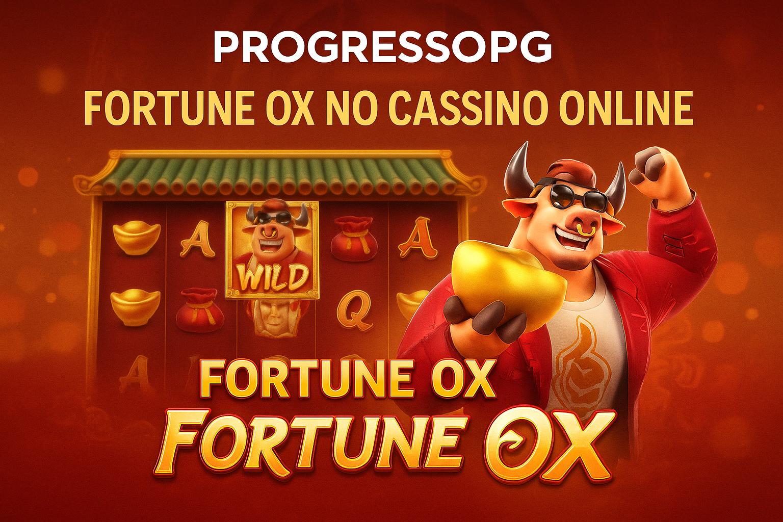 Fortune Ox no PROGRESSOPG - Aposte Agora e Reivindique Seus Ganhos