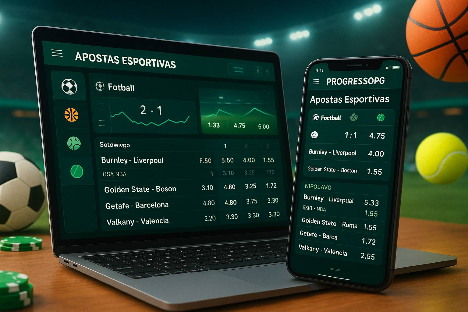 Apostas esportivas no cassino online PROGRESSOPG