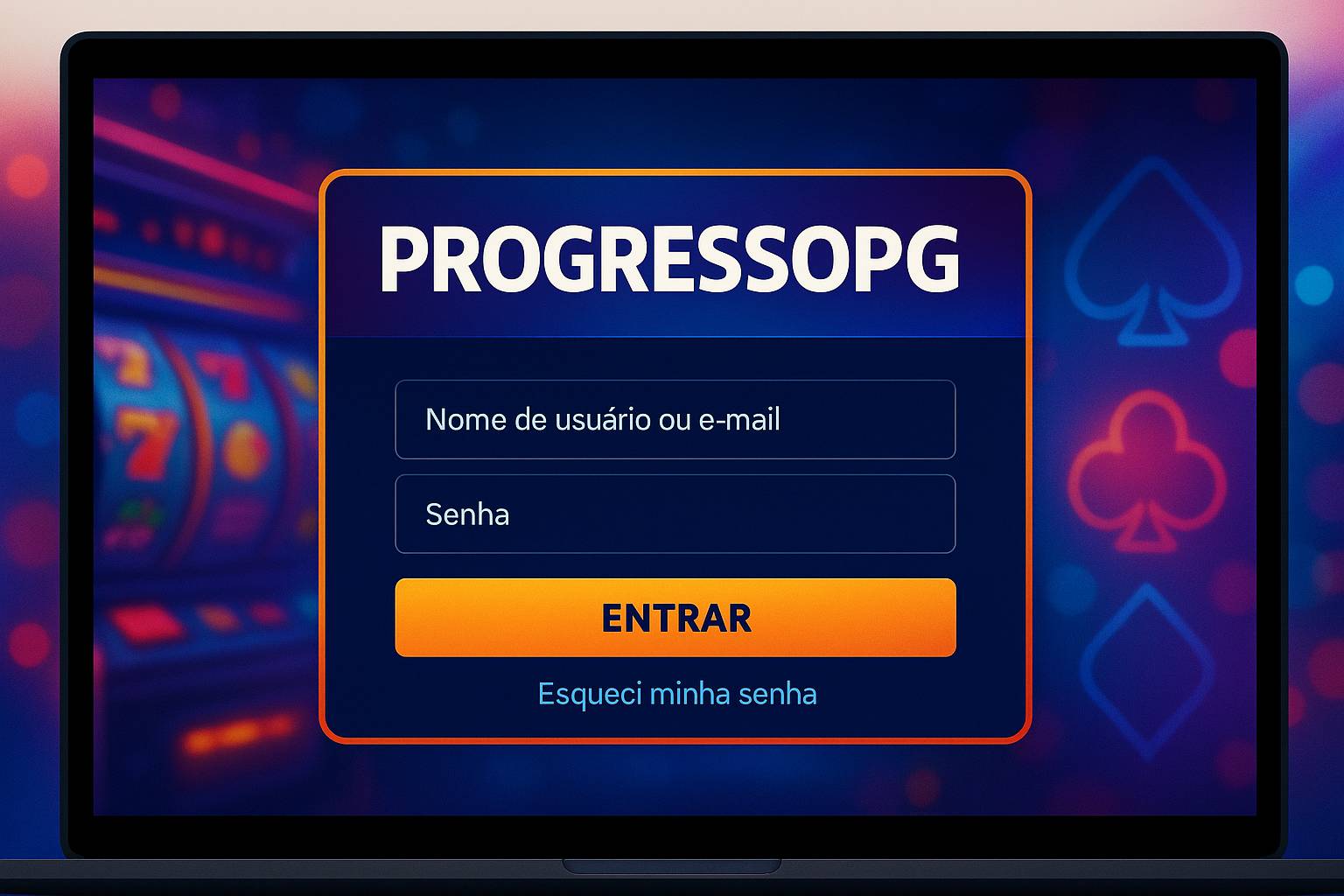 Login no Cassino PROGRESSOPG