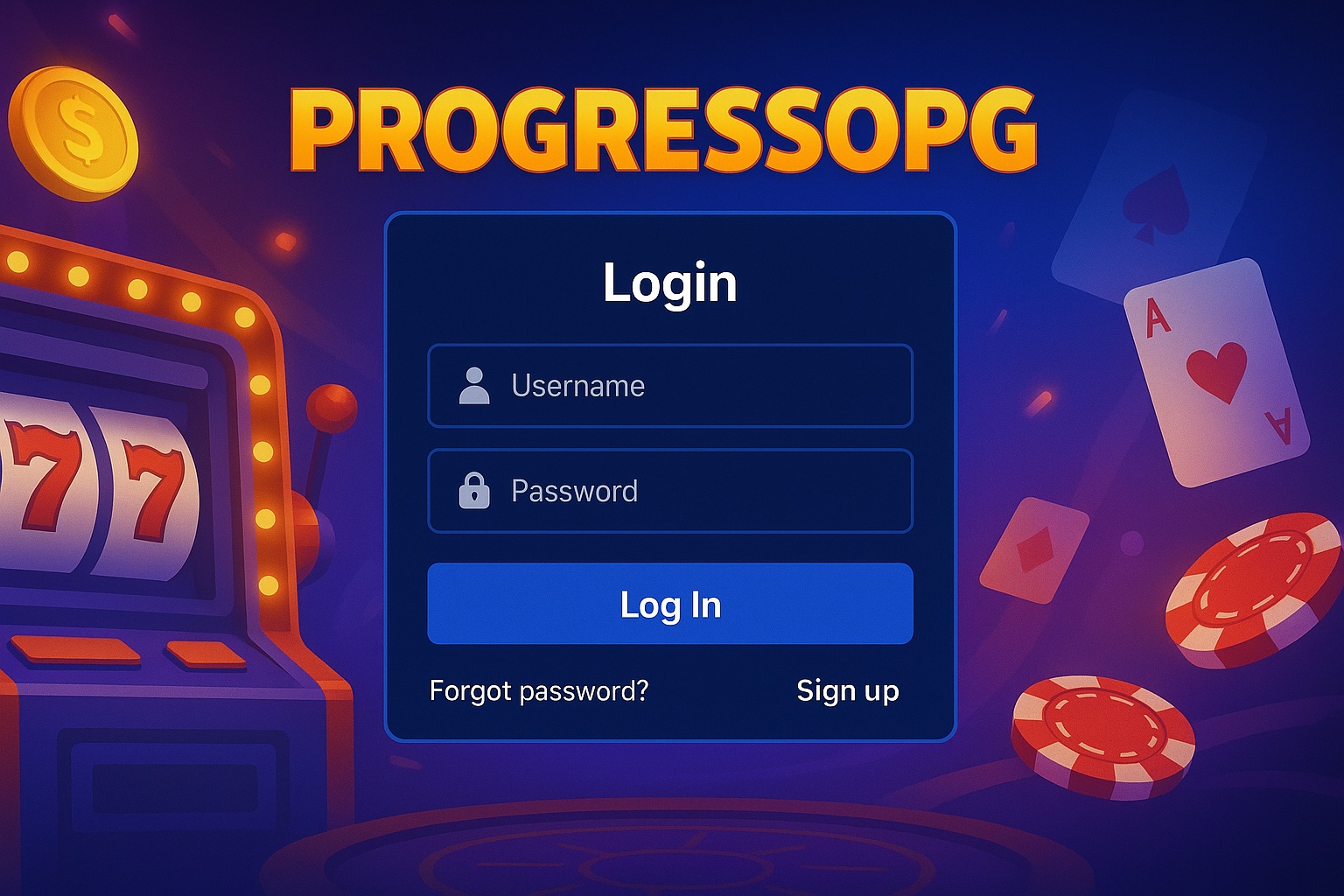 Registro na PROGRESSOPG Garante Acesso a uma Vasta Seleção de jogo